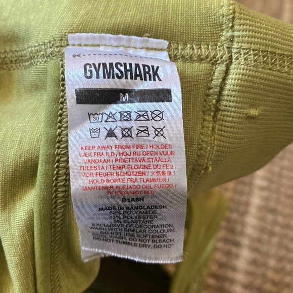 Gymshark Adapt Camo Seamless Sports Bra Griffin Green Medium Support M - Picture 10 of 11